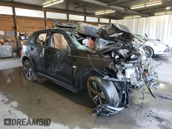 2022 Mitsubishi Outlander Sport ES with VIN JA4ARUAU6NU015308, listed as a Copart auction lot 49314945 with 0 mi miles and Salvage Title. Bid and sale history available at carsss.com. Image 4.