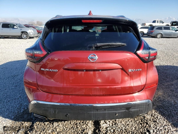 2020 Nissan Murano SV with VIN 5N1AZ2BS5LN104555, listed as a Copart auction lot 42990045 with 116,429 mi miles and Salvage Title. Bid and sale history available at carsss.com. Image 6.