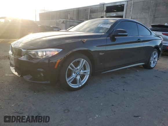 2017 BMW 4 Series 430i xDrive with VIN WBA4R9C3XHK878792, listed as a Copart auction lot 87185944 with 102,929 mi miles and Salvage Title. Bid and sale history available at DreamBid. Image 1.