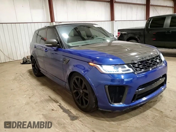 2019 Land Rover Range Rover Sport SVR with VIN SALWZ2SE9KA837551, listed as a Copart auction lot 86842854 with 47,991 mi miles and Salvage Title. Bid and sale history available at DreamBid. Image 14.