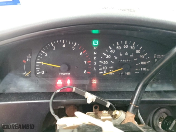 1997 Toyota Tacoma with VIN 4TAVL52N5VZ256443, listed as a Copart auction lot 57880284 with 133,989 mi miles and Clean Title. Bid and sale history available at carsss.com. Image 9.