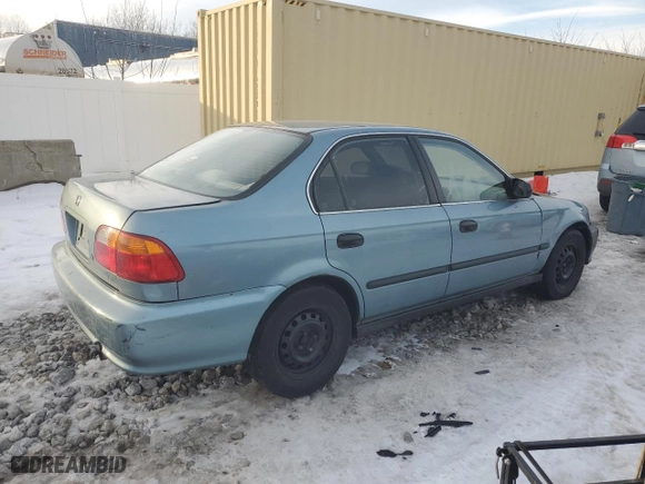 2000 Honda Civic LX with VIN 1HGEJ6675YL015146, listed as a Copart auction lot 42461605 with 167,716 mi miles and Clean Title. Bid and sale history available at carsss.com. Image 3.