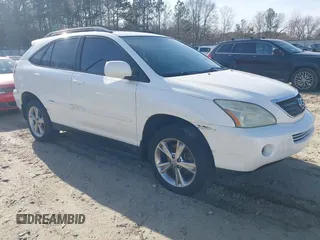 2007 Lexus RX 400h with VIN JTJGW31U472002782, listed as a IAAI auction lot 41763035 with 228,650 mi miles and . Bid and sale history available at DreamBid. Image 1.