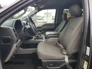 2019 Ford F-150 XL with VIN 1FTEW1E41KFC39126, listed as a Copart auction lot 61358815 with 43,765 mi miles and Salvage title. Bid and sale history available at DreamBid. Image 7.
