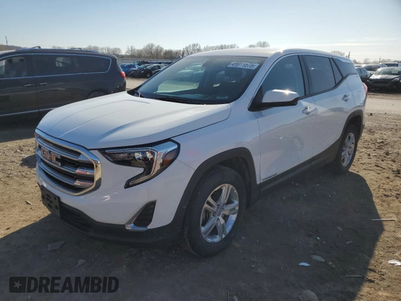 2018 GMC Terrain SLE with VIN 3GKALTEVXJL363335, listed as a Copart auction lot 49911575 with 100,628 mi miles and Salvage Title. Bid and sale history available at carsss.com. Image 1.