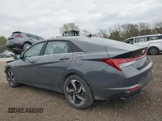 2023 Hyundai Elantra Limited z VIN KMHLN4AJXPU070150, wystawiony jako Copart lot #53938995 z przebiegiem 27 508 mil mil oraz Szkoda całkowita • Salvage title. Historia ofert i sprzedaży dostępna na DreamBid. Obrazek 2.