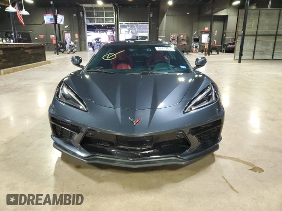 2021 Chevrolet Corvette 3LT with VIN 1G1YC2D4XM5112969, listed as a Copart auction lot 86412854 with 10,999 mi miles and Salvage Title. Bid and sale history available at carsss.com. Image 2.