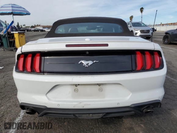 2022 Ford Mustang EcoBoost with VIN 1FATP8UH8N5100869, listed as a Copart auction lot 42118565 with 0 mi miles and Non Repairable. Bid and sale history available at carsss.com. Image 6.
