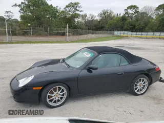 2002 Porsche 911 with VIN WP0CA299X2S651800, listed as a Copart auction lot 46349005 with 39,903 mi miles and Salvage Title. Bid and sale history available at DreamBid. Image 1.
