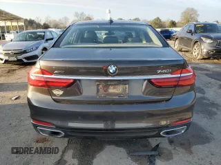 2017 BMW 7 Series 740i xDrive with VIN WBA7E4C50HGU99073, listed as a Copart auction lot 86506784 with 107,109 mi miles and Salvage Title. Bid and sale history available at carsss.com. Image 6.