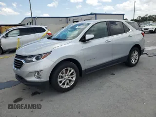 2021 Chevrolet Equinox LT z VIN 2GNAXKEV0M6111300, wystawiony jako Copart lot #58038655 z przebiegiem Nie podano mil oraz Szkoda całkowita • Salvage title. Historia ofert i sprzedaży dostępna na DreamBid. Obrazek 1.