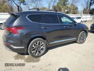 2022 Hyundai Santa Fe Calligraphy with VIN 5NMS54AL4NH389713, listed as a Copart auction lot 48257505 with 26,970 mi miles and Salvage Title. Bid and sale history available at carsss.com. Image 3.