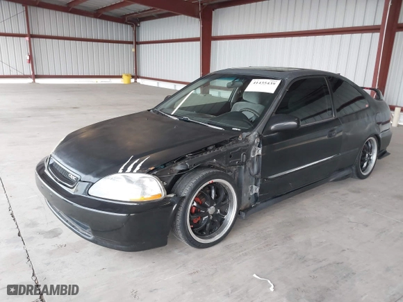 1998 Honda Civic EX with VIN 1HGEJ8246WL081080, listed as a IAAI auction lot 41435439 with 188,999 mi miles. Bid and sale history available at carsss.com. Image 2.