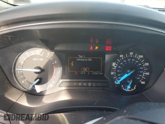 2017 Ford Fusion SE with VIN 3FA6P0H78HR338271, listed as a Copart auction lot 54930585 with 87,897 mi miles and Salvage Title. Bid and sale history available at carsss.com. Image 9.