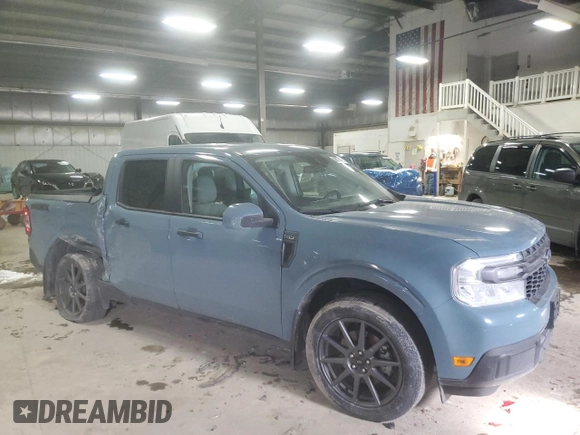 2022 Ford Maverick XL with VIN 3FTTW8E33NRA04161, listed as a Copart auction lot 45124075 with Not Provided miles and Salvage Title. Bid and sale history available at DreamBid. Image 4.