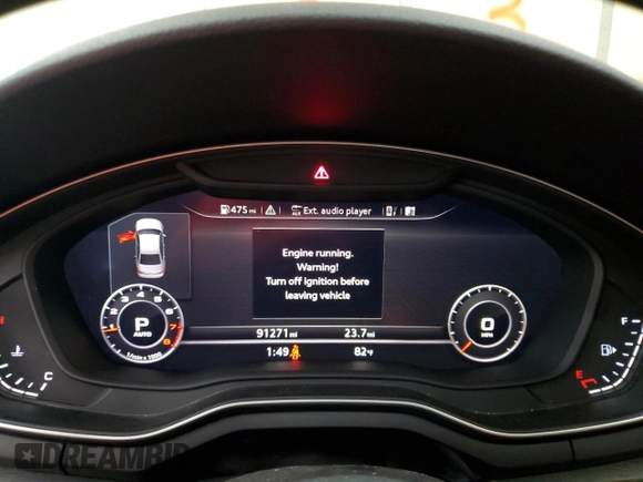 2017 Audi A4 Premium Plus с VIN WAUENAF42HN066617, выставлен на аукционе Copart как лот 56298055 с пробегом 91 271 миль миль и Списание • Salvage title. История ставок и продаж доступна на DreamBid. Изображение 9.