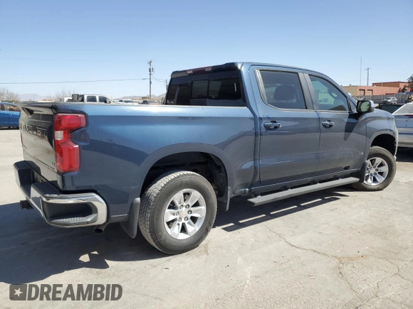 2020 Chevrolet Silverado 1500 LT with VIN 3GCPWCED6LG343695, listed as a Copart auction lot 48911365 with 47,640 mi miles and Salvage Title. Bid and sale history available at carsss.com. Image 3.