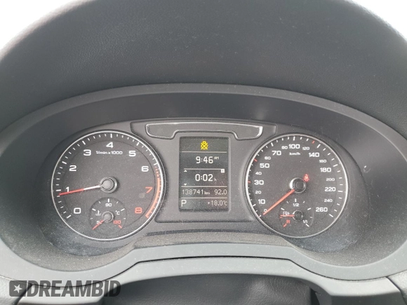 2017 Audi Q3 Premium with VIN WA1ECCFS2HR007654, listed as a Copart auction lot 59002885 with 138,741 mi miles and Clean title. Bid and sale history available at DreamBid. Image 9.