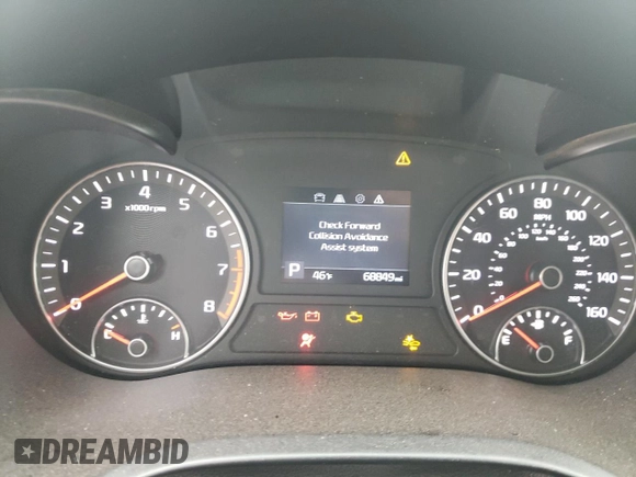 2020 Kia Optima LX with VIN 5XXGT4L32LG425466, listed as a Copart auction lot 69565864 with 68,849 mi miles and Salvage Title. Bid and sale history available at carsss.com. Image 9.