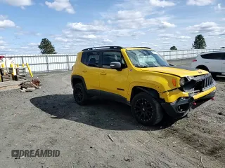 2016 Jeep Renegade Trailhawk with VIN ZACCJBCT7GPD99778, listed as a Copart auction lot 52452165 with 138,138 mi miles and Salvage Title. Bid and sale history available at carsss.com. Image 12.