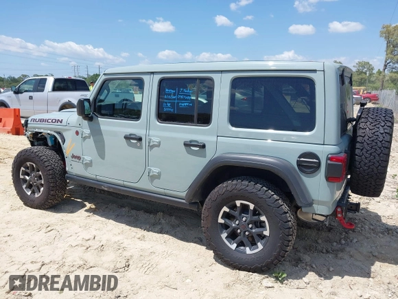 2024 Jeep Wrangler Rubicon with VIN 1C4PJXFG3RW295565, listed as a IAAI auction lot 42026211 with 5,661 mi miles. Bid and sale history available at carsss.com. Image 15.