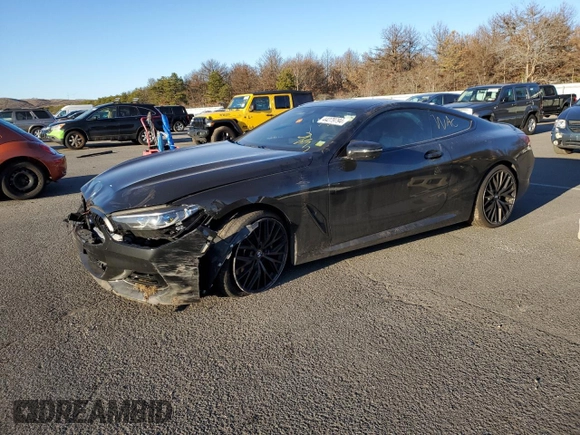 2023 BMW 8 Series M850i xDrive with VIN WBABC4C08PCL89799, listed as a Copart auction lot 44279794 with 0 mi miles. Bid and sale history available at carsss.com. Image 1.
