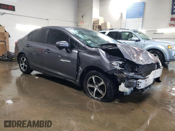 2015 Honda Civic Sedan SE with VIN 19XFB2F78FE246430, listed as a Copart auction lot 51172135 with 69,857 mi miles and Salvage Title. Bid and sale history available at carsss.com. Image 4.