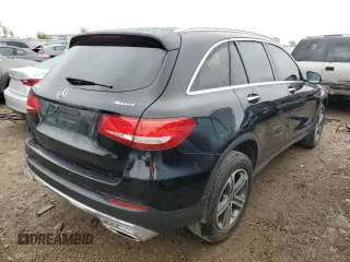 2018 Mercedes-Benz GLC with VIN WDC0G4KB9JV046460, listed as a Copart auction lot 58671172 with 75,858 mi miles. Bid and sale history available at carsss.com. Image 4.