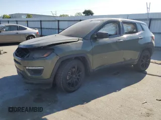 2019 Jeep Compass Sport with VIN 3C4NJCAB5KT731193, listed as a Copart auction lot 57356565 with Not provided miles and Salvage title. Bid and sale history available at DreamBid. Image 1.