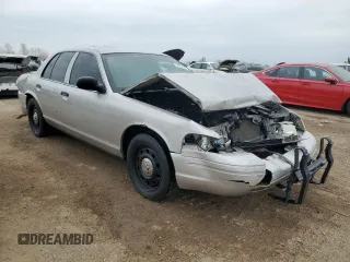 2008 Ford Police Interceptor with VIN 2FAFP71V28X131278, listed as a Copart auction lot 53791315 with 166,096 mi miles and Salvage title. Bid and sale history available at DreamBid. Image 4.