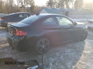 2021 BMW 2 Series M240i xDrive with VIN WBA2J7C00M7J48976, listed as a Copart auction lot 43737345 with 17,573 mi miles and Salvage Title. Bid and sale history available at carsss.com. Image 3.