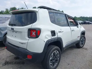 2016 Jeep Renegade Trailhawk with VIN ZACCJBCT1GPC60715, listed as a IAAI auction lot 42460460 with 124,061 mi miles and . Bid and sale history available at DreamBid. Image 4.