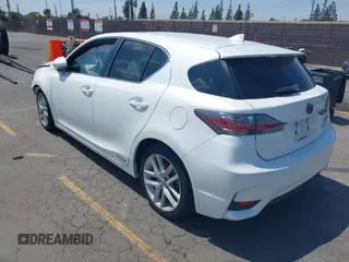 2014 Lexus CT 200h with VIN JTHKD5BH9E2185172, listed as a IAAI auction lot 42174666 with 109,325 mi miles and . Bid and sale history available at DreamBid. Image 3.