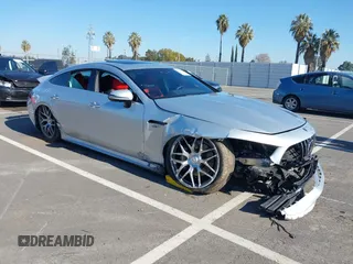 2020 Mercedes-Benz AMG GT 53 z VIN W1K7X6BB4LA032529, wystawiony jako IAAI lot #41401987 z przebiegiem 59 675 mil mil oraz . Historia ofert i sprzedaży dostępna na DreamBid. Obrazek 1.