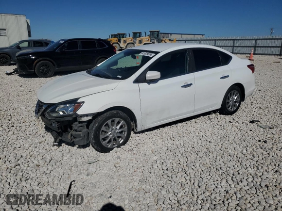 2018 Nissan Sentra SV with VIN 3N1AB7AP0JY257205, listed as a Copart auction lot 41929065 with 47,649 mi miles and Salvage Title. Bid and sale history available at DreamBid. Image 1.