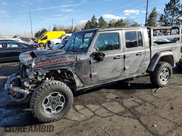 2022 Jeep Gladiator Mojave z VIN 1C6JJTEG7NL155456, wystawiony jako Copart lot #42382095 z przebiegiem Nie podano mil oraz Szkoda całkowita • Salvage title. Historia ofert i sprzedaży dostępna na DreamBid. Obrazek 1.