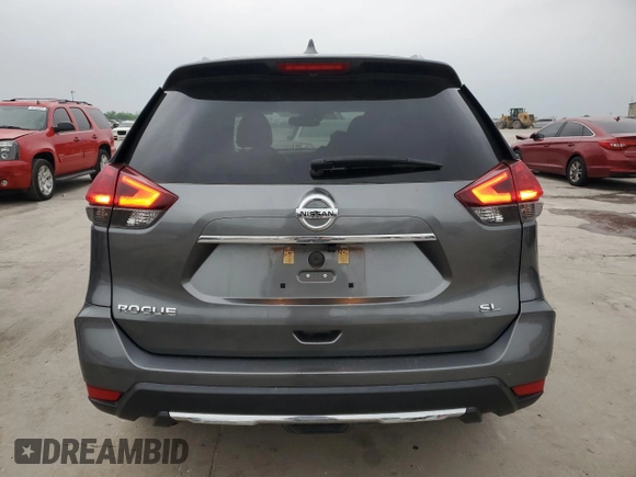 2017 Nissan Rogue S with VIN 5N1AT2MT1HC814465, listed as a Copart auction lot 51595425 with 68,670 mi miles and Salvage Title. Bid and sale history available at DreamBid. Image 6.