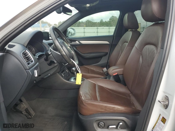 2017 Audi Q3 Premium Plus with VIN WA1JCCFS6HR001712, listed as a Copart auction lot 49235865 with 17,383 mi miles and Salvage Title. Bid and sale history available at carsss.com. Image 7.