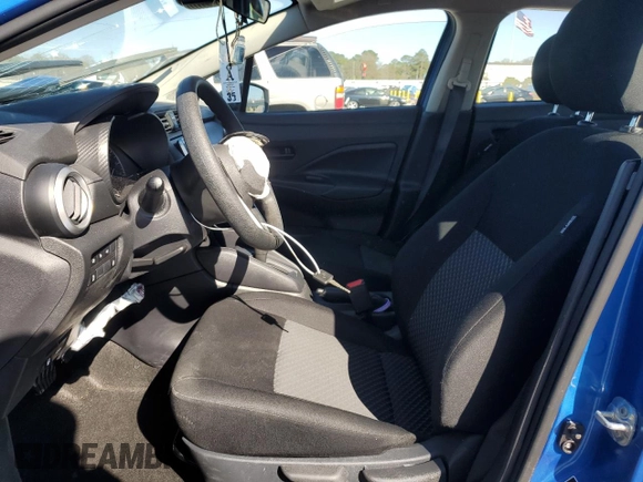 2024 Nissan Versa S with VIN 3N1CN8DV6RL866873, listed as a Copart auction lot 49498055 with 5,344 mi miles and Salvage Title. Bid and sale history available at DreamBid. Image 7.