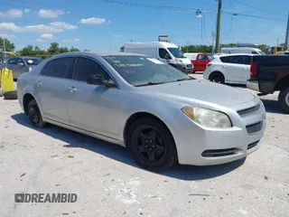 2012 Chevrolet Malibu 1FL with VIN 1G1ZA5E09CF357357, listed as a IAAI auction lot 41810064 with 295,346 mi miles and . Bid and sale history available at DreamBid. Image 1.