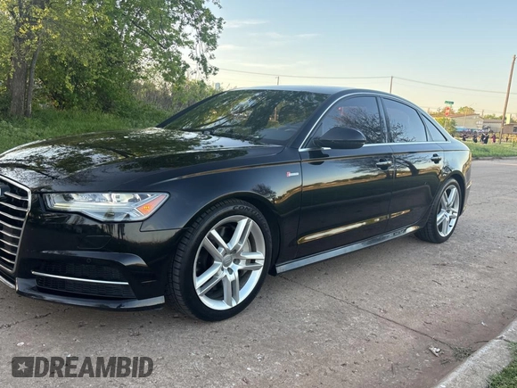 2016 Audi A6 3.0T Premium Plus with VIN WAUFGAFC6GN042406, listed as a Copart auction lot 53582495 with 185,560 mi miles and Clean Title. Bid and sale history available at carsss.com. Image 2.