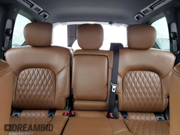2021 Infiniti QX80 SENSORY with VIN JN8AZ2BC1M9476079, listed as a Copart auction lot 45186345 with 60,368 mi miles and Salvage Title. Bid and sale history available at carsss.com. Image 10.