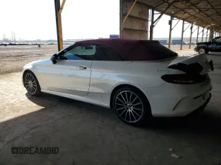2022 Mercedes-Benz C 300 with VIN W1KWK8DB7NG115018, listed as a Copart auction lot 52892615 with 37,226 mi miles and Salvage title. Bid and sale history available at DreamBid. Image 2.