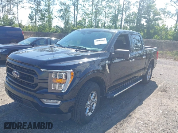2023 Ford F-150 XL with VIN 1FTEW1C54PFB84125, listed as a IAAI auction lot 42045019 with 43,376 mi miles. Bid and sale history available at carsss.com. Image 17.