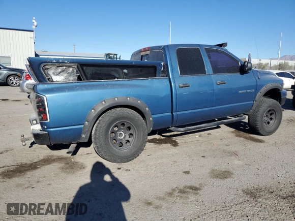 2004 Dodge 1500 SLT with VIN 1D7HA18N44S722853, listed as a Copart auction lot 50575425 with 181,203 mi miles and Salvage Title. Bid and sale history available at DreamBid. Image 3.