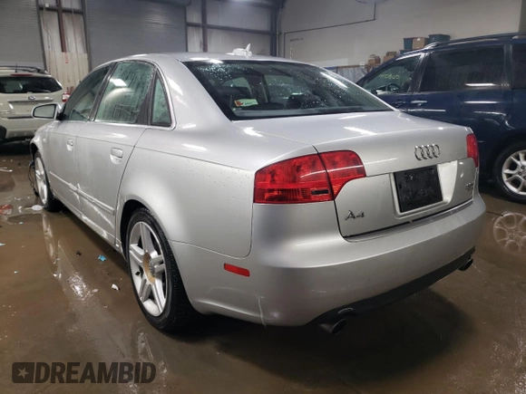 2006 Audi A4 2.0T with VIN WAUDF78E36A084792, listed as a Copart auction lot 45609625 with 96,537 mi miles and Salvage Title. Bid and sale history available at carsss.com. Image 2.