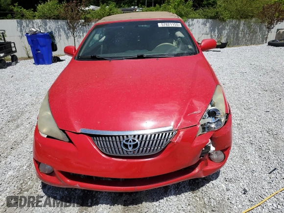 2005 Toyota Solara SE z VIN 4T1FA38P25U046368, wystawiony jako Copart lot #57821155 z przebiegiem 255 702 mil mil oraz Szkoda całkowita • Salvage title. Historia ofert i sprzedaży dostępna na DreamBid. Obrazek 5.