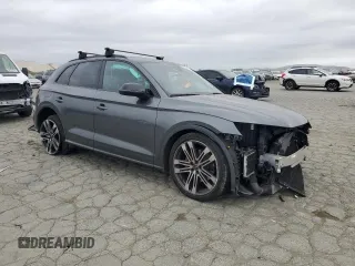 2020 Audi SQ5 Premium Plus with VIN WA1B4AFY0L2068513, listed as a Copart auction lot 54451455 with 37,871 mi miles and Salvage Title. Bid and sale history available at DreamBid. Image 4.