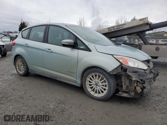 2014 Ford C-Max SE with VIN 1FADP5AU7EL510403, listed as a Copart auction lot 43483715 with 138,302 mi miles and Salvage Title. Bid and sale history available at carsss.com. Image 4.