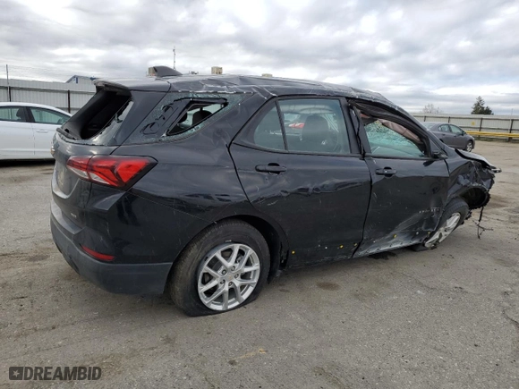 2023 Chevrolet Equinox LS with VIN 3GNAXSEG7PL157904, listed as a Copart auction lot 44429195 with 45,057 mi miles and Salvage Title. Bid and sale history available at carsss.com. Image 3.